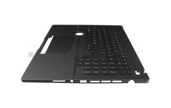 T037A1 Tastatur inkl. Topcase DE (deutsch) schwarz/schwarz mit Backlight (ASUS Dial)