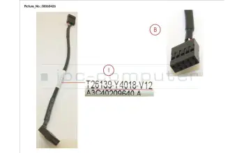 Fujitsu T26139-Y4018-V12 CABLE INTERNAL USB (220MM)