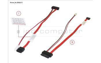 Fujitsu T26139-Y4033-H3 CABLE ODD SATA SL+DAT