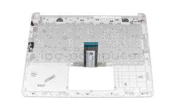 TFQ37G72TP203 Original HP Tastatur inkl. Topcase DE (deutsch) weiß/weiß