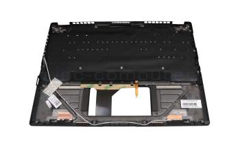 TGV301 Tastatur inkl. Topcase GR (griechisch) schwarz/schwarz mit Backlight