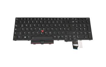 TLT15P Tastatur DE (deutsch) schwarz mit Backlight und Mouse-Stick