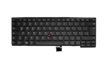 TLT40B Tastatur DE (deutsch) schwarz/schwarz matt mit Backlight und Mouse-Stick