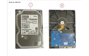 Fujitsu HDD 1TB SATA S3 7.2K 3.5\' 64M für Fujitsu Esprimo P758