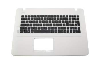 Tastatur (DE) schwarz/weiß - ohne Touchpad für Asus F751LD