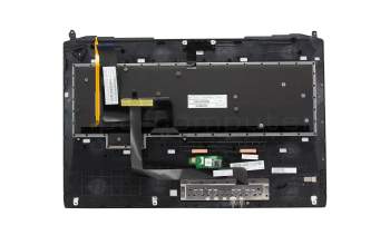 Tastatur (FR) + Topcase, Touchpad mit Silberrand für Asus ROG G750JS
