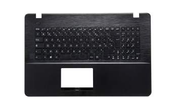 Tastatur (FR) schwarz/schwarz - ohne Touchpad für Asus F751LD