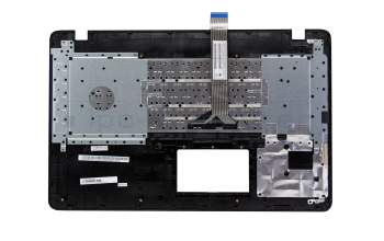 Tastatur (FR) schwarz/schwarz - ohne Touchpad für Asus F751LD