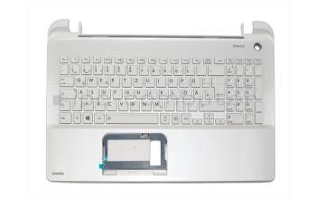 Toshiba Satellite L50-B-12V Original Tastatur inkl. Topcase DE (deutsch) weiß/weiß