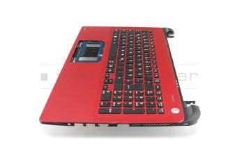 Toshiba Satellite L50-B-21E Original Tastatur inkl. Topcase DE (deutsch) schwarz/rot