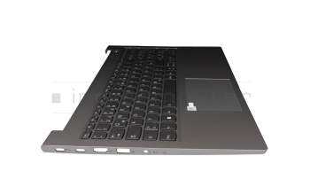 Toshiba Satellite S50W-C Original Tastatur inkl. Topcase DE (deutsch) grau/grau mit Backlight