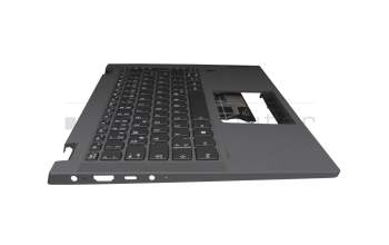 Toshiba Satellite S50W-C Original Tastatur inkl. Topcase DE (deutsch) schwarz/grau mit Backlight