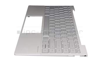 Toshiba Satellite S50W-C Original Tastatur inkl. Topcase DE (deutsch) silber/silber mit Backlight