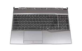 Toshiba Satellite S50W-C Original Tastatur inkl. Topcase IT (italienisch) schwarz/grau mit Backlight