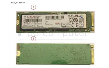 Fujitsu SSD PCIE M.2 2280 512GB PM981 für Fujitsu Esprimo D7012