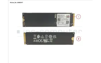 Fujitsu SSD PCIE M.2 2280 512GB PM991A für Fujitsu Celsius C780