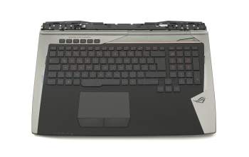 V153162A Original Sunrex Tastatur inkl. Topcase DE (deutsch) schwarz/schwarz mit Backlight