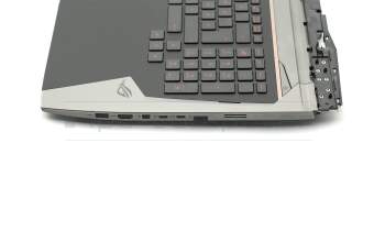 V153162AK1 Original Sunrex Tastatur inkl. Topcase DE (deutsch) schwarz/schwarz mit Backlight