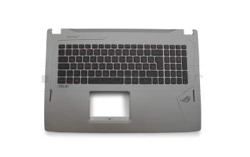 V156230AK3 Original Sunrex Tastatur inkl. Topcase DE (deutsch) schwarz/grau mit Backlight