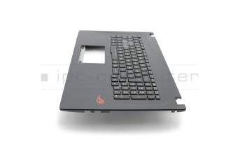 V156362CK2 Original Sunrex Tastatur inkl. Topcase DE (deutsch) schwarz/schwarz mit Backlight RGB