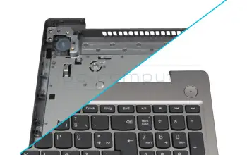 V161420CK1 Original Sunrex Tastatur inkl. Topcase DE (deutsch) grau/silber