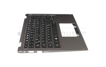 V164166AK1 Original Acer Tastatur inkl. Topcase DE (deutsch) schwarz/grau