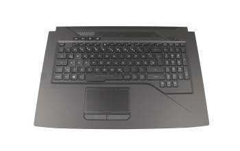 V170146BK1 Original Sunrex Tastatur inkl. Topcase DE (deutsch) schwarz/schwarz mit Backlight