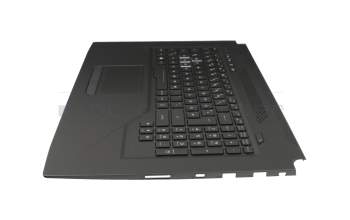 V170146BK1 Original Sunrex Tastatur inkl. Topcase DE (deutsch) schwarz/schwarz mit Backlight