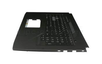 V170146DK1 Original Sunrex Tastatur inkl. Topcase DE (deutsch) schwarz/schwarz mit Backlight