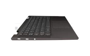 V172320BK1-FR Original Sunrex Tastatur inkl. Topcase FR (französisch) grau/grau mit Backlight