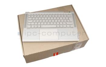 V172320DK1 Original Lenovo Tastatur inkl. Topcase DE (deutsch) silber/silber mit Backlight
