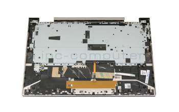 V172320DK1 Original Lenovo Tastatur inkl. Topcase DE (deutsch) silber/silber mit Backlight