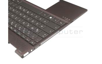 V172530AS1 GR Original Sunrex Tastatur inkl. Topcase DE (deutsch) schwarz/grau mit Backlight