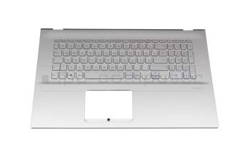 V185920AK1 GR Original Asus Tastatur inkl. Topcase DE (deutsch) silber/silber mit Backlight