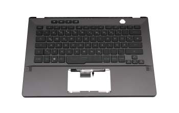 V192426JE1 Original Sunrex Tastatur inkl. Topcase DE (deutsch) schwarz/grau mit Backlight