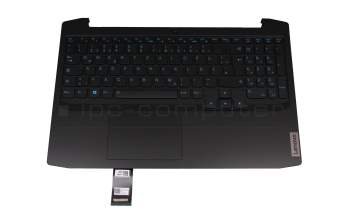 V193220BK1-GR Original Lenovo Tastatur inkl. Topcase DE (deutsch) schwarz/schwarz mit Backlight