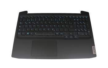 V193220BK1-GR Original Sunrex Tastatur inkl. Topcase DE (deutsch) schwarz/schwarz mit Backlight