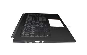 V194222EK2 Original Sunrex Tastatur inkl. Topcase DE (deutsch) schwarz/schwarz mit Backlight