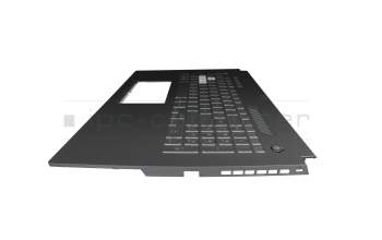 V210846AE1 Original Sunrex Tastatur inkl. Topcase DE (deutsch) schwarz/transparent/grau mit Backlight