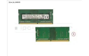 Fujitsu MEMORY 4GB DDR4-3200 UNB für Fujitsu Esprimo P7011