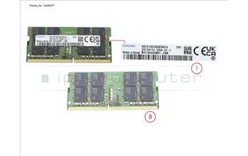 Fujitsu V26808-B5036-K309 MEMORY 32GB DDR4-3200 SO