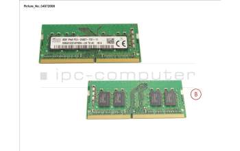Fujitsu V26808-B5054-G698 MEMORY 8GB DDR4-2400 W/ECC