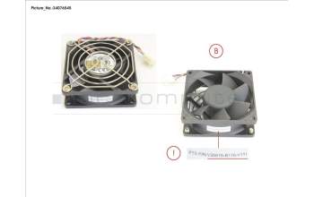 Fujitsu V26815-B116-V111 FAN AVC (C26192-Y15-B75 REQUIRED 4x)