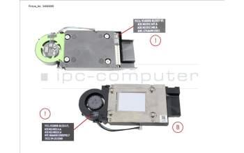 Fujitsu V26898-B1057-V1 HEATPIPE MINI PC 35W ADL