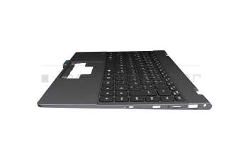 Weibu W1140T Original Tastatur inkl. Topcase DE (deutsch) schwarz/grau mit Backlight