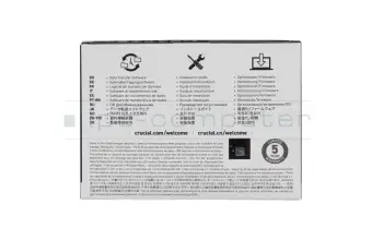 Weibu XU160AL-PF PCIe NVMe SSD Festplatte Crucial P3 2TB (M.2 22 x 80 mm)