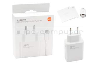 Xiaomi Mi 8 Lite Original USB-C Netzteil 33,0 Watt EU Wallplug weiß (Charging Combo Type-A)