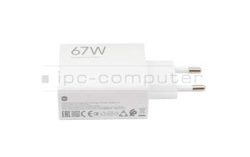 Xiaomi Redmi Note 5 Original USB-C Netzteil 67,0 Watt EU Wallplug weiß (Charging Combo Type-A)