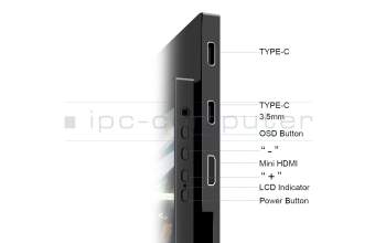 portabler Monitor 15.6 FHD USB-C/HDMI für Schenker XMG NEO 15-E22 (GM5AGxW)