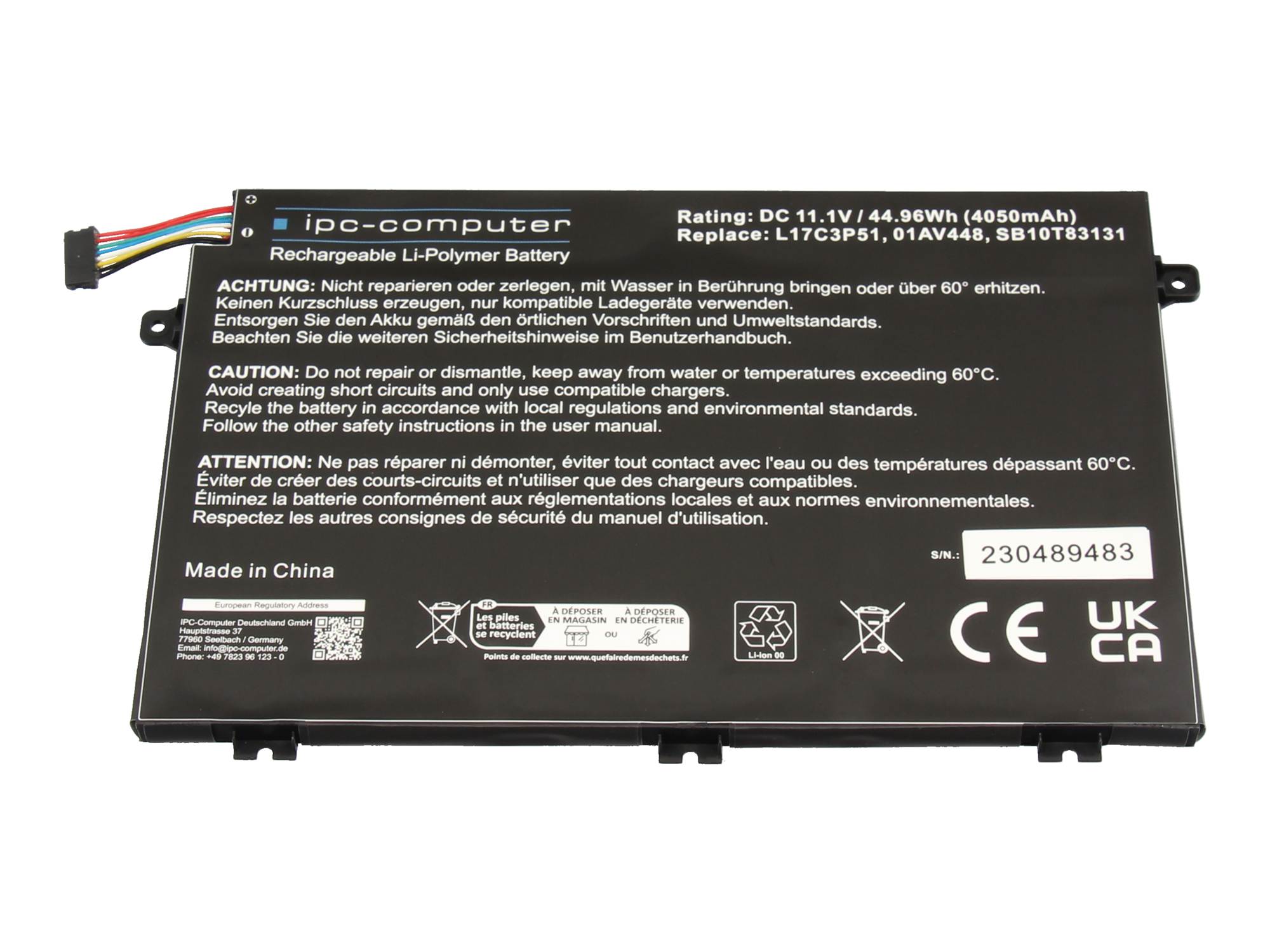 Informationen zur Produktsicherheit